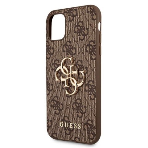 Guess 4G Big Metal Logo - Etui iPhone 11 (brązowy) Guess Guess 4G Big Metal Logo - Etui iPhone 11 (brązowy) Guess