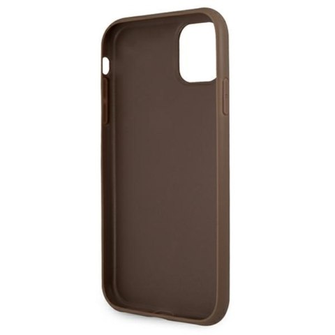 Guess 4G Big Metal Logo - Etui iPhone 11 (brązowy) Guess Guess 4G Big Metal Logo - Etui iPhone 11 (brązowy) Guess