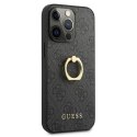 Guess 4G Ring Case - Etui iPhone 13 Pro (szary) Guess