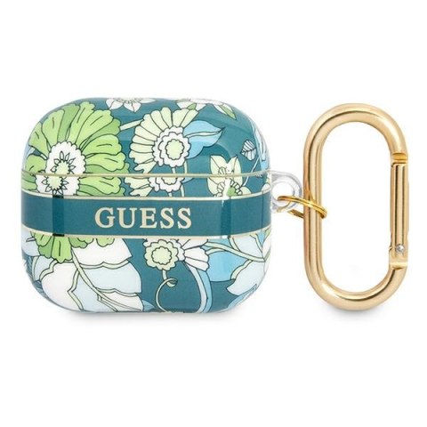 Guess Flower Strap - Etui Airpods 3 (Green) Guess Guess Flower Strap - Etui Airpods 3 (Green) Guess