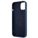 US Polo Assn Silicone Logo - Etui iPhone 13 mini (granatowy) US Polo