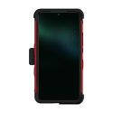 ZIZO BOLT Series - Pancerne etui Samsung Galaxy S22+ ze szkłem 9H na ekran + uchwyt z podstawką (czerwony) Zizo