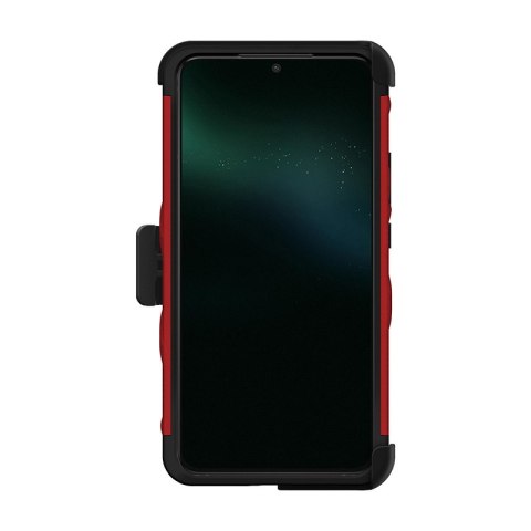 ZIZO BOLT Series - Pancerne etui Samsung Galaxy S22+ ze szkłem 9H na ekran + uchwyt z podstawką (czerwony) Zizo ZIZO BOLT Series - Pancerne etui Samsung Galaxy S22+ ze szkłem 9H na ekran + uchwyt z podstawką (czerwony) Zizo