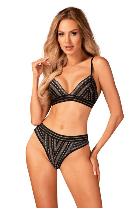 Komplet Model Natilya Set Black - Obsessive Komplet Model Natilya Set Black - Obsessive