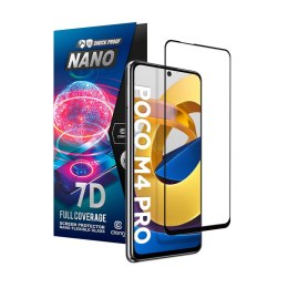 Crong 7D Nano Flexible Glass - Niepękające szkło hybrydowe 9H na cały ekran Xiaomi POCO M4 Pro 5G Crong