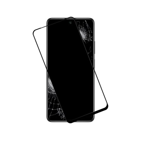 Crong 7D Nano Flexible Glass - Niepękające szkło hybrydowe 9H na cały ekran Xiaomi POCO M4 Pro 5G Crong Crong 7D Nano Flexible Glass - Niepękające szkło hybrydowe 9H na cały ekran Xiaomi POCO M4 Pro 5G Crong