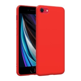 Crong Color Cover - Etui iPhone SE (2022/2020) / 8 / 7 (czerwony) Crong