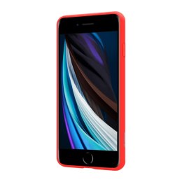 Crong Color Cover - Etui iPhone SE (2022/2020) / 8 / 7 (czerwony) Crong
