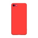 Crong Color Cover - Etui iPhone SE (2022/2020) / 8 / 7 (czerwony) Crong