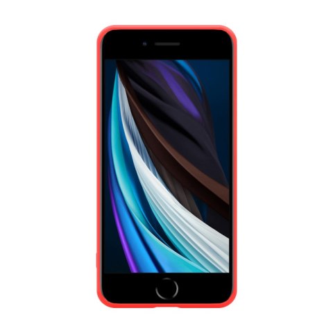 Crong Color Cover - Etui iPhone SE (2022/2020) / 8 / 7 (czerwony) Crong Crong Color Cover - Etui iPhone SE (2022/2020) / 8 / 7 (czerwony) Crong
