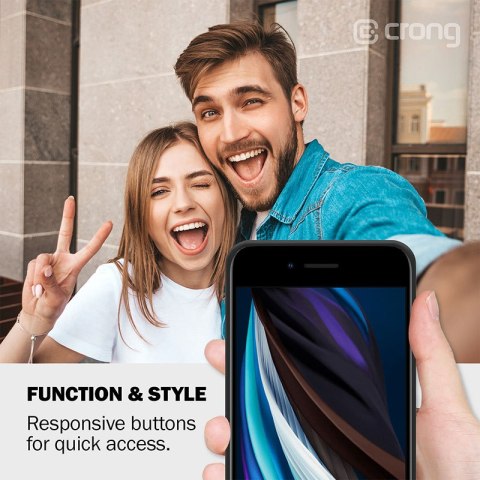 Crong Color Cover - Etui iPhone SE (2022/2020) / 8 / 7 (czerwony) Crong Crong Color Cover - Etui iPhone SE (2022/2020) / 8 / 7 (czerwony) Crong