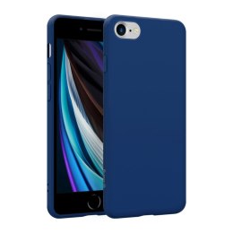 Crong Color Cover - Etui iPhone SE (2022/2020) / 8 / 7 (niebieski) Crong