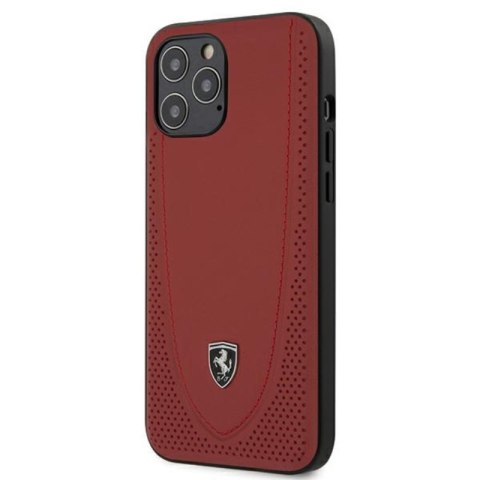 FERRARI Off Track Perforated - Etui iPhone 12 Pro Max (czerwony) Ferrari FERRARI Off Track Perforated - Etui iPhone 12 Pro Max (czerwony) Ferrari