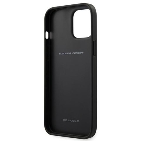 FERRARI Off Track Perforated - Etui iPhone 12 Pro Max (czerwony) Ferrari FERRARI Off Track Perforated - Etui iPhone 12 Pro Max (czerwony) Ferrari