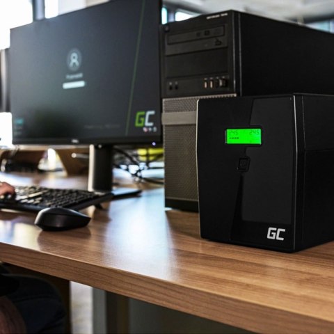 Green Cell - Zasilacz awaryjny UPS 2000VA 1200W Power Proof Green Cell Green Cell - Zasilacz awaryjny UPS 2000VA 1200W Power Proof Green Cell