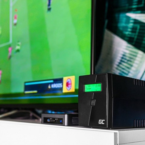 Green Cell - Zasilacz awaryjny UPS 2000VA 1200W Power Proof Green Cell Green Cell - Zasilacz awaryjny UPS 2000VA 1200W Power Proof Green Cell