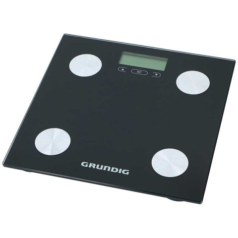 Grundig - elektroniczna waga łazienkowa, analiza masy ciała, BMI, do 180 kg Grundig Grundig - elektroniczna waga łazienkowa, analiza masy ciała, BMI, do 180 kg Grundig