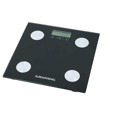 Grundig - elektroniczna waga łazienkowa, analiza masy ciała, BMI, do 180 kg Grundig Grundig - elektroniczna waga łazienkowa, analiza masy ciała, BMI, do 180 kg Grundig