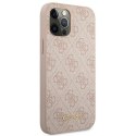 Guess 4G Metal Gold Logo - Etui iPhone 12 / iPhone 12 Pro (różowy) Guess