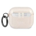 Karl Lagerfeld Choupette Head Glitter - Etui AirPods 3 (złoty) Karl Lagerfeld