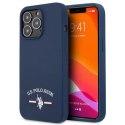 US Polo Assn Silicone Logo - Etui iPhone 13 Pro Max (granatowy) US Polo