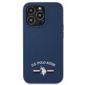 US Polo Assn Silicone Logo - Etui iPhone 13 Pro Max (granatowy) US Polo