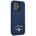 US Polo Assn Silicone Logo - Etui iPhone 13 Pro Max (granatowy) US Polo
