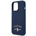 US Polo Assn Silicone Logo - Etui iPhone 13 Pro Max (granatowy) US Polo