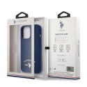 US Polo Assn Silicone Logo - Etui iPhone 13 Pro Max (granatowy) US Polo