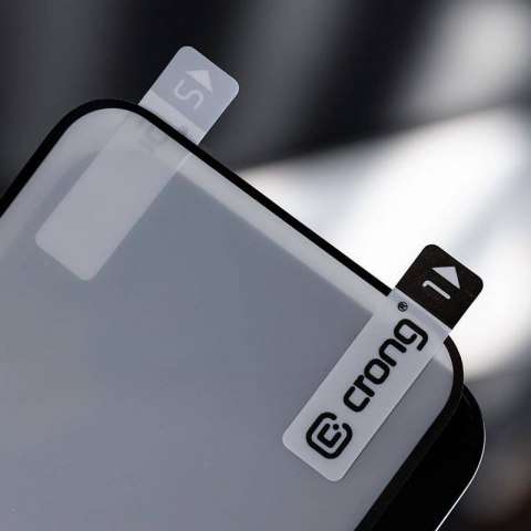 Crong 7D Nano Flexible Glass - Niepękające szkło hybrydowe 9H na cały ekran iPhone 14 Pro Crong Crong 7D Nano Flexible Glass - Niepękające szkło hybrydowe 9H na cały ekran iPhone 14 Pro Crong