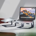 Crong AluBench - Aluminiowa podstawka do laptopa (grafitowy) Crong