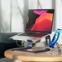 Crong AluBench - Aluminiowa podstawka do laptopa (grafitowy) Crong