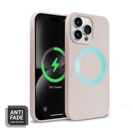 Crong Color Cover Magnetic - Etui iPhone 14 Pro MagSafe (piaskowy róż) Crong
