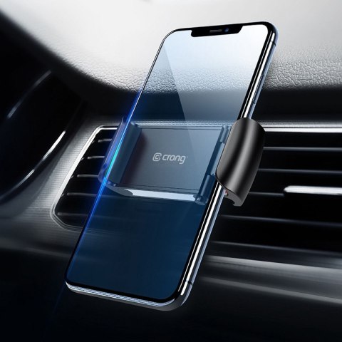 Crong Universal Smart Car Holder - Uniwersalny uchwyt samochodowy do telefonu 4"-6,5" (czarny) Crong Crong Universal Smart Car Holder - Uniwersalny uchwyt samochodowy do telefonu 4"-6,5" (czarny) Crong