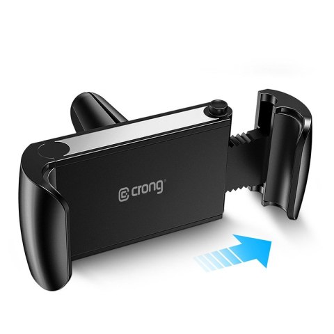 Crong Universal Smart Car Holder - Uniwersalny uchwyt samochodowy do telefonu 4"-6,5" (czarny) Crong Crong Universal Smart Car Holder - Uniwersalny uchwyt samochodowy do telefonu 4"-6,5" (czarny) Crong