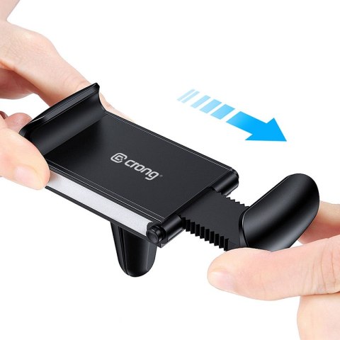 Crong Universal Smart Car Holder - Uniwersalny uchwyt samochodowy do telefonu 4"-6,5" (czarny) Crong Crong Universal Smart Car Holder - Uniwersalny uchwyt samochodowy do telefonu 4"-6,5" (czarny) Crong