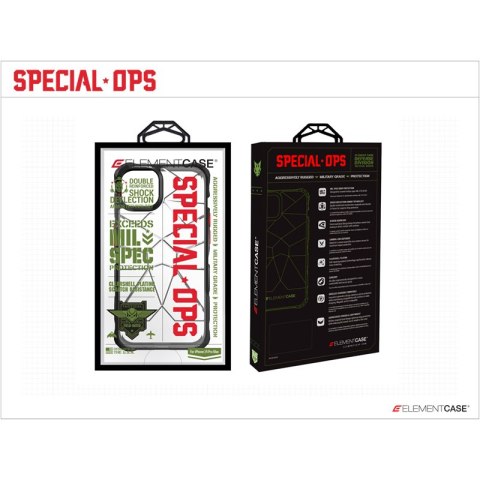 Element Case Special Ops X5 - Pancerne etui iPhone 14 (Mil-Spec Drop Protection) (Clear/Black) Element Case Element Case Special Ops X5 - Pancerne etui iPhone 14 (Mil-Spec Drop Protection) (Clear/Black) Element Case