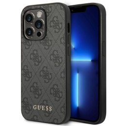 Guess 4G Metal Gold Logo - Etui iPhone 14 Pro Max (szary) Guess