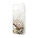 Guess Liquid Glitter Charms - Etui iPhone 14 Plus (złoty) Guess