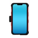 ZIZO BOLT Series - Pancerne etui iPhone 14 ze szkłem 9H na ekran + uchwyt z podstawką (czerwony) Zizo