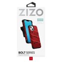 ZIZO BOLT Series - Pancerne etui iPhone 14 ze szkłem 9H na ekran + uchwyt z podstawką (czerwony) Zizo