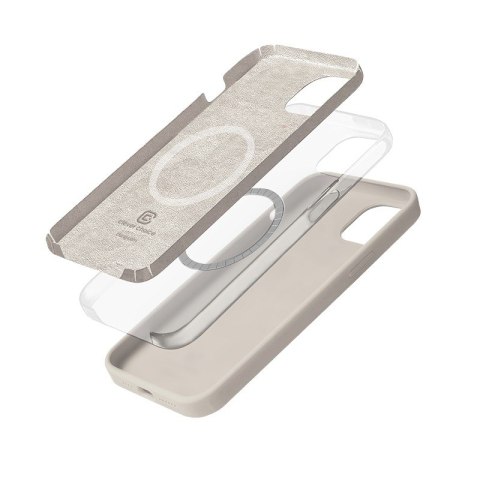 Crong Color Cover Magnetic - Etui iPhone 14 Plus MagSafe (kamienny beż) Crong Crong Color Cover Magnetic - Etui iPhone 14 Plus MagSafe (kamienny beż) Crong