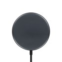 Crong MagSpot Wireless Charger - Aluminiowa ładowarka indukcyjna MagSafe 15W (Graphite) Crong