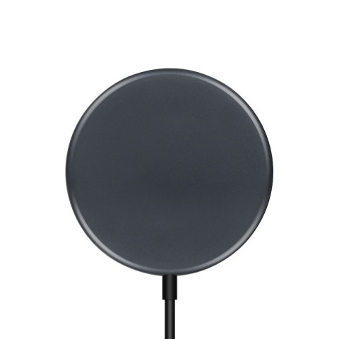 Crong MagSpot Wireless Charger - Aluminiowa ładowarka indukcyjna MagSafe 15W (Graphite) Crong Crong MagSpot Wireless Charger - Aluminiowa ładowarka indukcyjna MagSafe 15W (Graphite) Crong