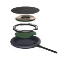 Crong MagSpot Wireless Charger - Aluminiowa ładowarka indukcyjna MagSafe 15W (Graphite) Crong