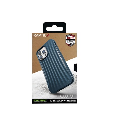 X-Doria Raptic Clutch - Biodegradowalne etui iPhone 14 Pro Max (Drop-Tested 3m) (Blue) X-Doria X-Doria Raptic Clutch - Biodegradowalne etui iPhone 14 Pro Max (Drop-Tested 3m) (Blue) X-Doria
