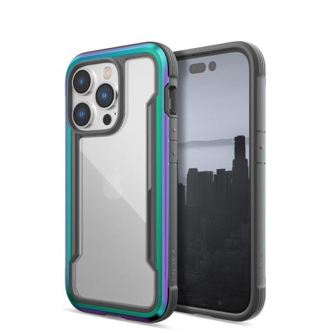X-Doria Raptic Shield - Etui aluminiowe iPhone 14 Pro (Drop-Tested 3m) (Iridescent) X-Doria X-Doria Raptic Shield - Etui aluminiowe iPhone 14 Pro (Drop-Tested 3m) (Iridescent) X-Doria