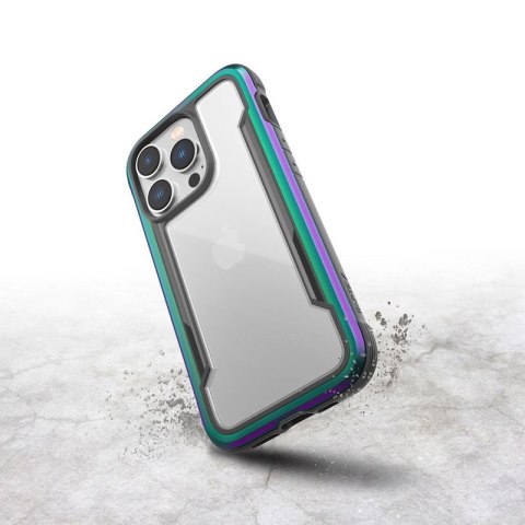 X-Doria Raptic Shield - Etui aluminiowe iPhone 14 Pro (Drop-Tested 3m) (Iridescent) X-Doria X-Doria Raptic Shield - Etui aluminiowe iPhone 14 Pro (Drop-Tested 3m) (Iridescent) X-Doria