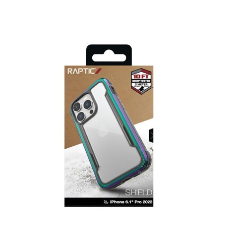 X-Doria Raptic Shield - Etui aluminiowe iPhone 14 Pro (Drop-Tested 3m) (Iridescent) X-Doria X-Doria Raptic Shield - Etui aluminiowe iPhone 14 Pro (Drop-Tested 3m) (Iridescent) X-Doria