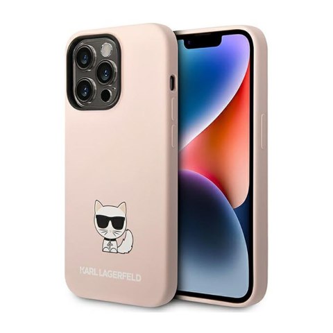 Karl Lagerfeld Choupette Body - Etui iPhone 14 Pro (jasnoróżowy) Karl Lagerfeld Karl Lagerfeld Choupette Body - Etui iPhone 14 Pro (jasnoróżowy) Karl Lagerfeld